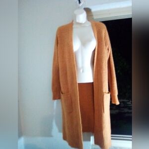 Full length Jessica Simpson excellent condition throw over sweater size s